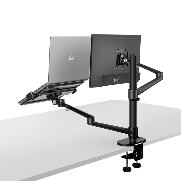 Thingy Club Dual Arm Monitor & Laptop Mount, Desk Mount Stand for up t